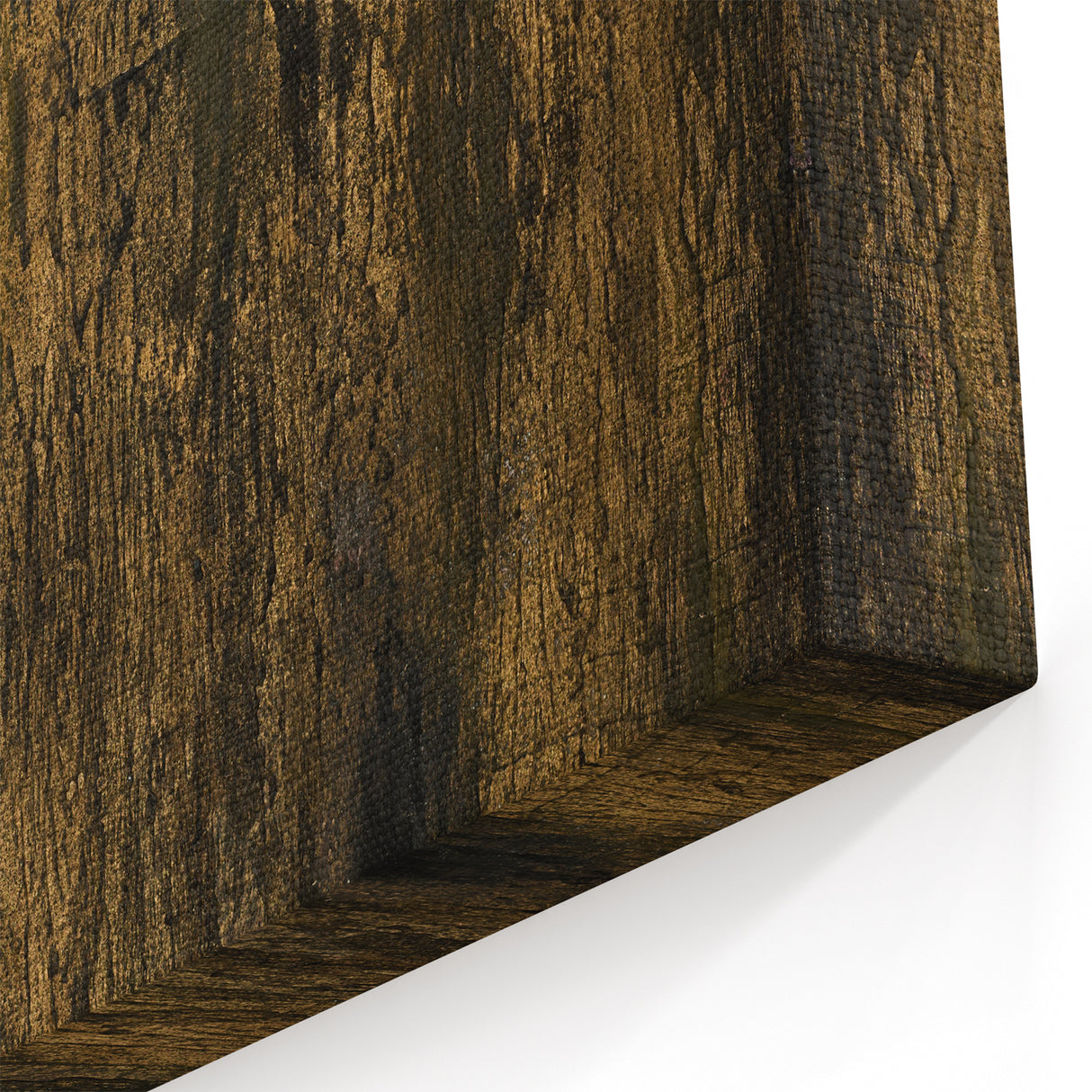 Luxury Moody Modern Wall Art - Abstract Gold & Black Canvas Print