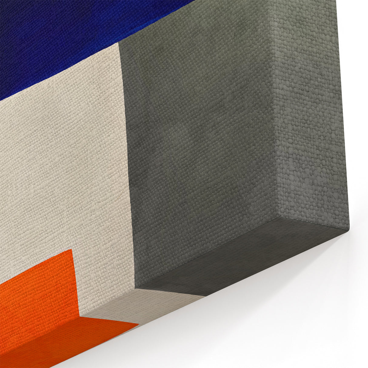 Moody Modern Wall Art – Abstract Geometric Canvas in Bold Colors