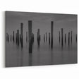 Modern Art Prints – Moody Black & White Minimalist Seascape