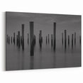 Modern Art Prints – Moody Black & White Minimalist Seascape