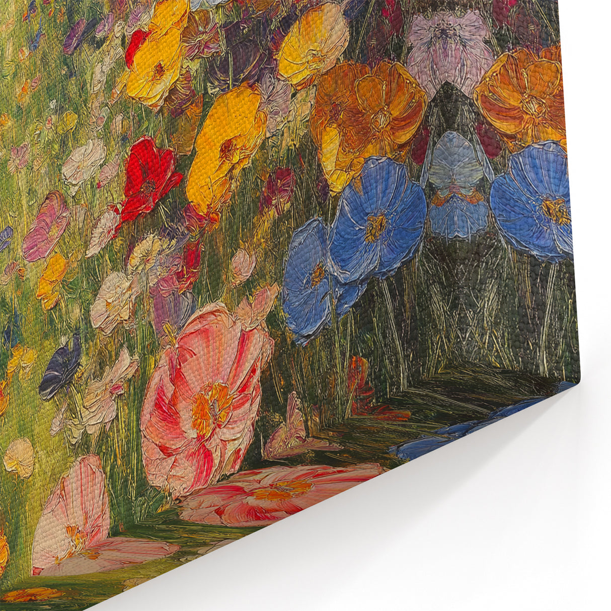 Vibrant Wildflower Meadow – Colorful Nature Art Print