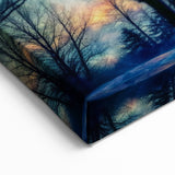 Winter Sunset Through Trees – Fine Art Landscape Photography