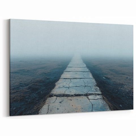 Mysterious Foggy Path – Fine Art Photography for Modern Spaces
