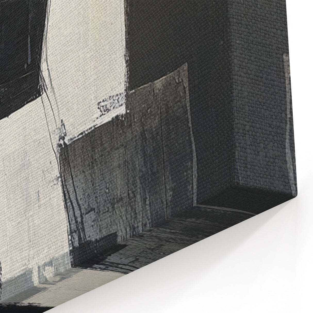 Minimalist Abstract Figurative Wall Art – Modern Monochrome Design