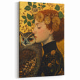 Elegant Abstract Figurative Wall Art – Golden Nature-Inspired Painting