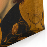 Elegant Abstract Figurative Wall Art – Golden Nature-Inspired Painting