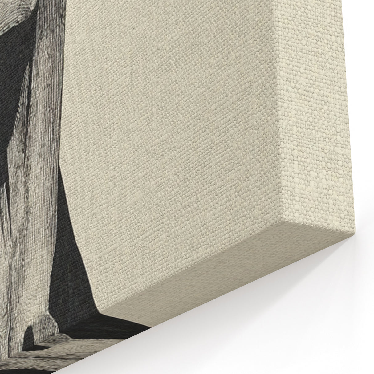 Minimalist Abstract Figurative Wall Art – Expressive Monochrome Design