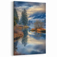 Misty Lake Reflection - Fine Art Photography Canvas Prints