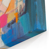 Colorful Abstract Figurative Wall Art – Modern Expressive Painting