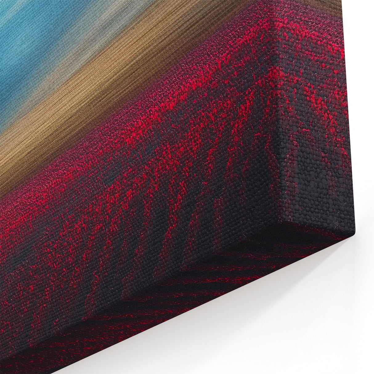 Crimson Tree on Rolling Hills – Landscape Art Prints & Wall Decor