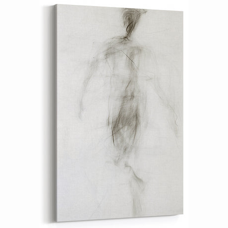 Minimalist Figurative Wall Decor – Abstract Human Form Sketch