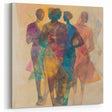Colorful Abstract Figurative Paintings – Geometric Human Form Art