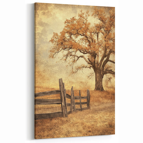 Rustic Autumn Tree - Fine Art Photography Framed Prints