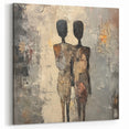 Modern Abstract Figure Paintings – Textured Human Form Wall Art