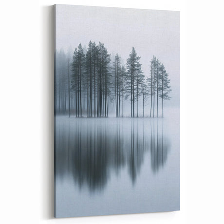 Misty Forest Reflection - Fine Art Photography Acrylic Prints