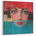 Colorful Abstract Figurative Paintings – Dreamlike Surreal Portrait