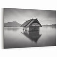 Floating Hut Reflection - Fine Art Photography Canvas Prints