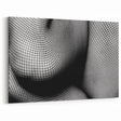 Abstract Body in Fishnets - Black & White Fine Art Photography