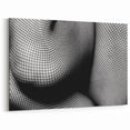 Abstract Body in Fishnets - Black & White Fine Art Photography