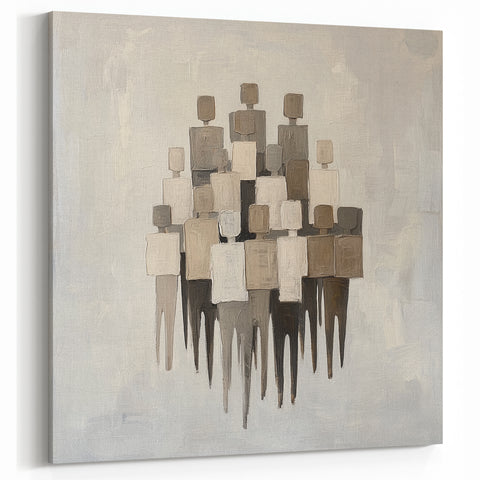 Minimalist Abstract Figurative Wall Art – Contemporary Human Form