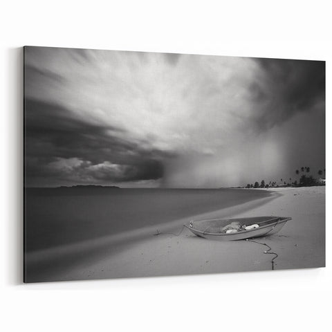 Dramatic Coastal Storm - Black & White Fine Art Photography