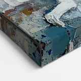 Textured Abstract Figurative Wall Art – Serene Human Form