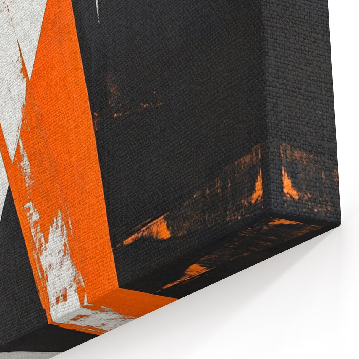 Bold Minimalist Abstract Figurative Wall Art – Striking Silhouette