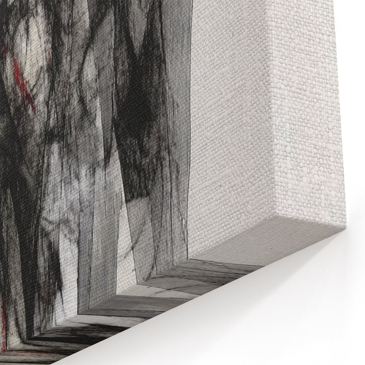 Abstract Figurative Wall Art – Mysterious Human Silhouettes