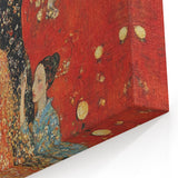 Romantic Abstract Figurative Wall Art – Golden Serenade