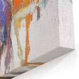 Dynamic Abstract Figurative Wall Art – Horseback Motion