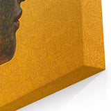 Floral Abstract Figurative Wall Art – Golden Serenity