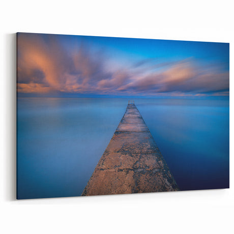 Ocean Horizon Pier - Fine Art Photography Canvas Prints