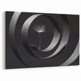 Minimalist Dandelion - Fine Art Photography Metal Prints