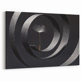 Minimalist Dandelion - Fine Art Photography Metal Prints