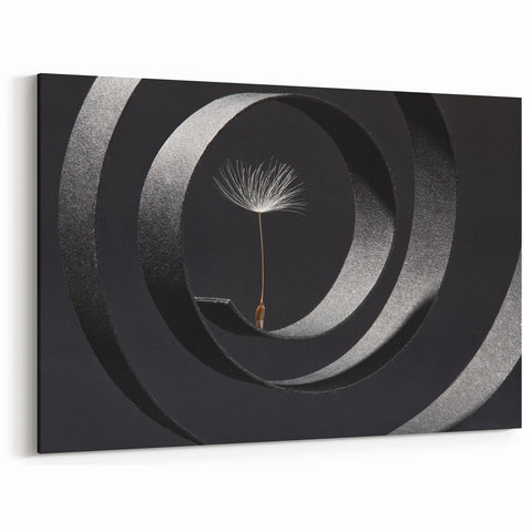 Minimalist Dandelion - Fine Art Photography Metal Prints