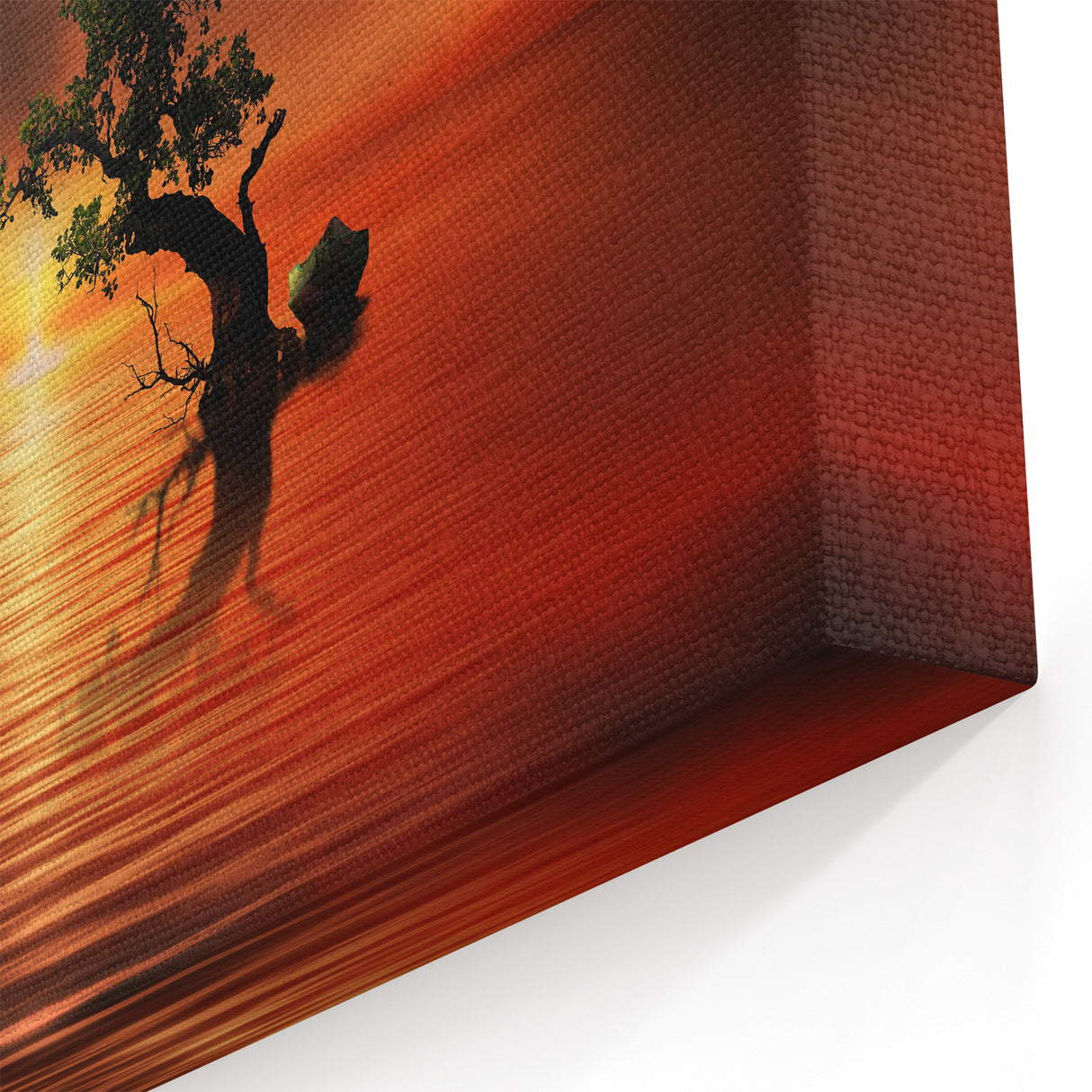 Fiery Sunset Reflection - Fine Art Photography Canvas Prints
