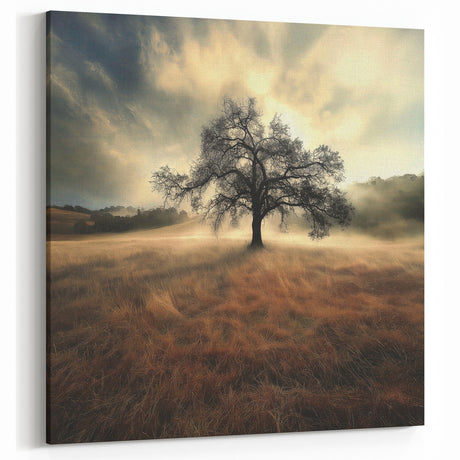 Golden Horizon Tree – Fine Art Photography Canvas Prints