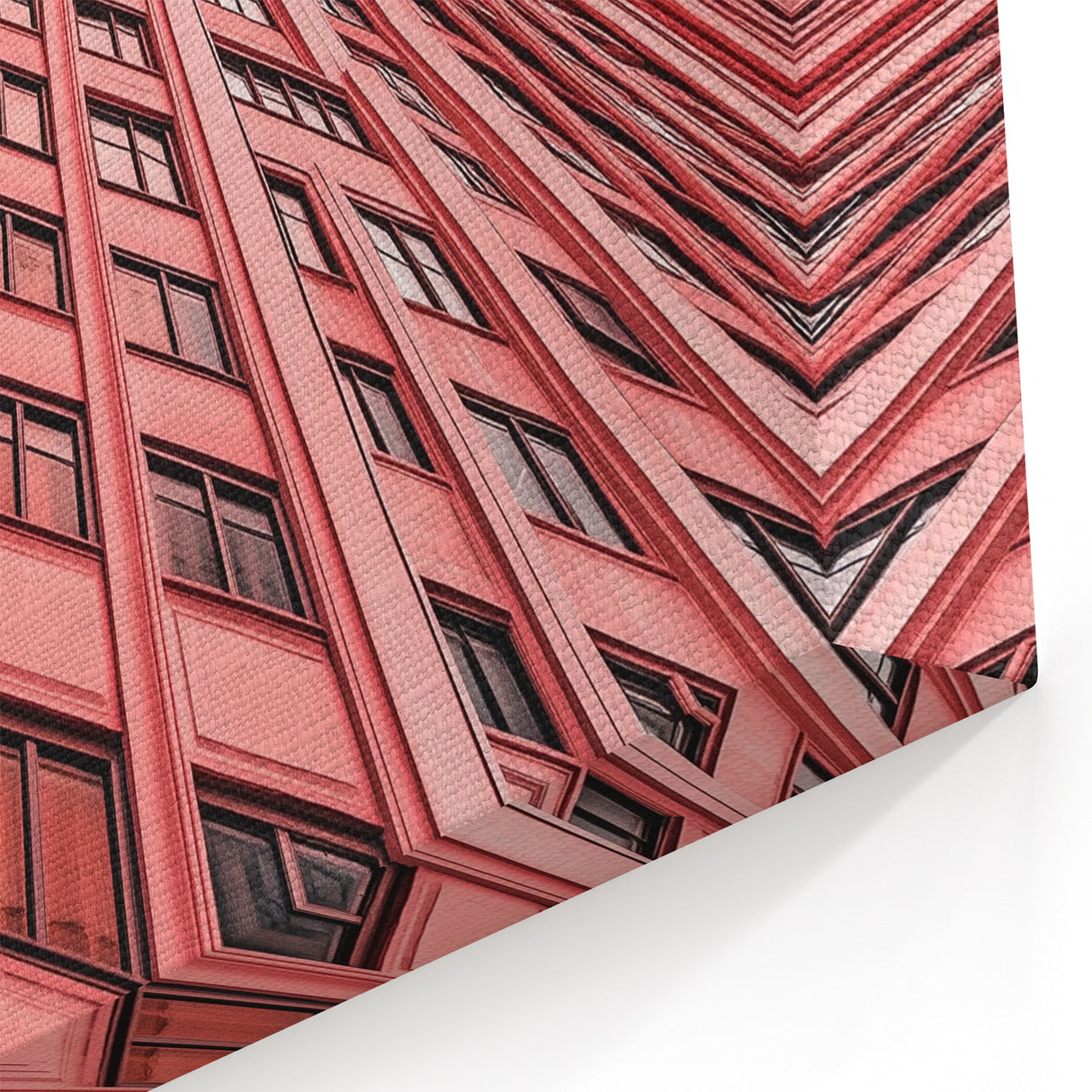 Modern Pink Architecture – Fine Art Photography Framed Prints