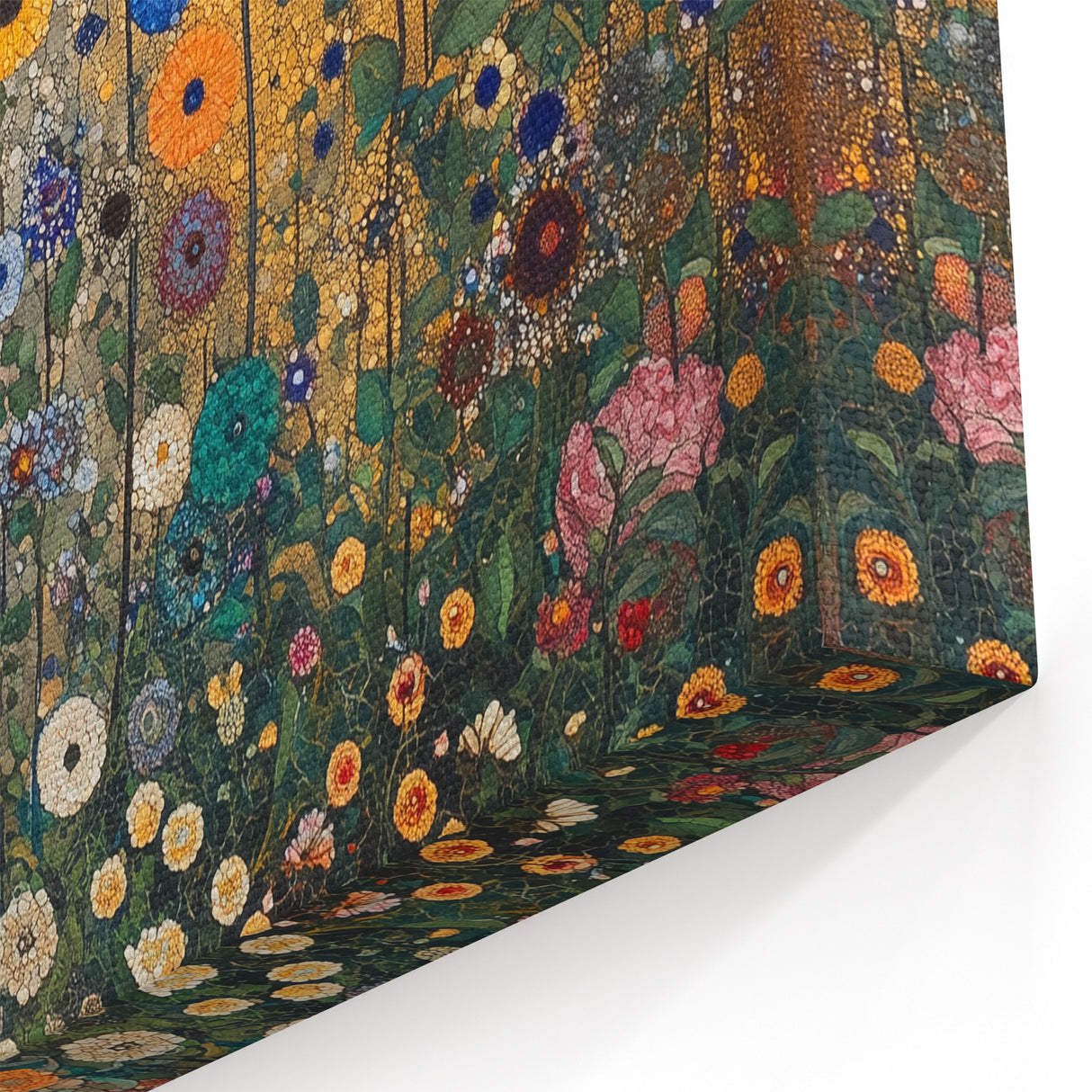 Colorful Abstract Floral Wall Art – Contemporary Botanical Print