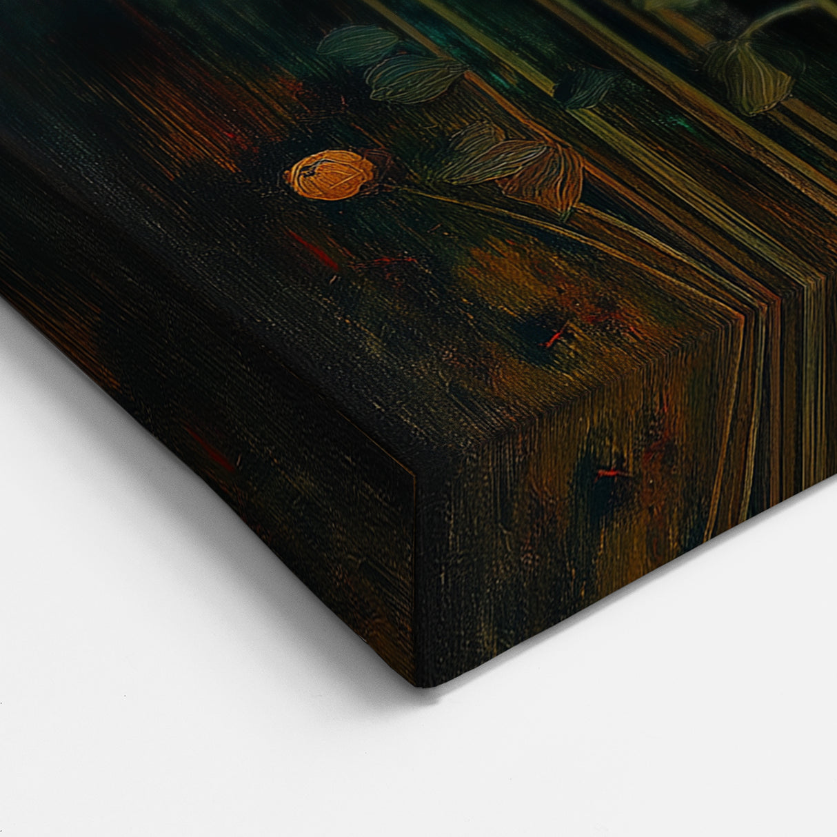 Vibrant Abstract Floral Wall Art – Bold Botanical Canvas Print