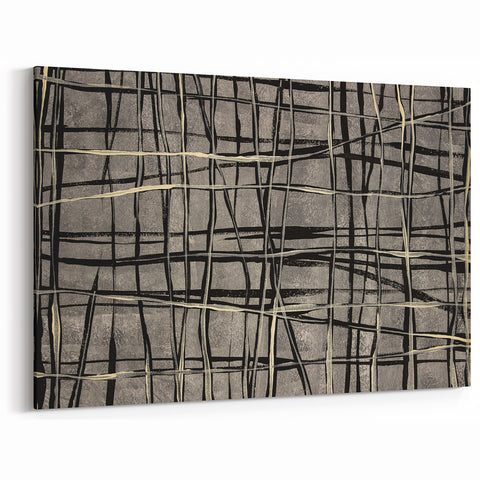 Modern Abstract Wall Art - Geometric Minimalist Canvas Print