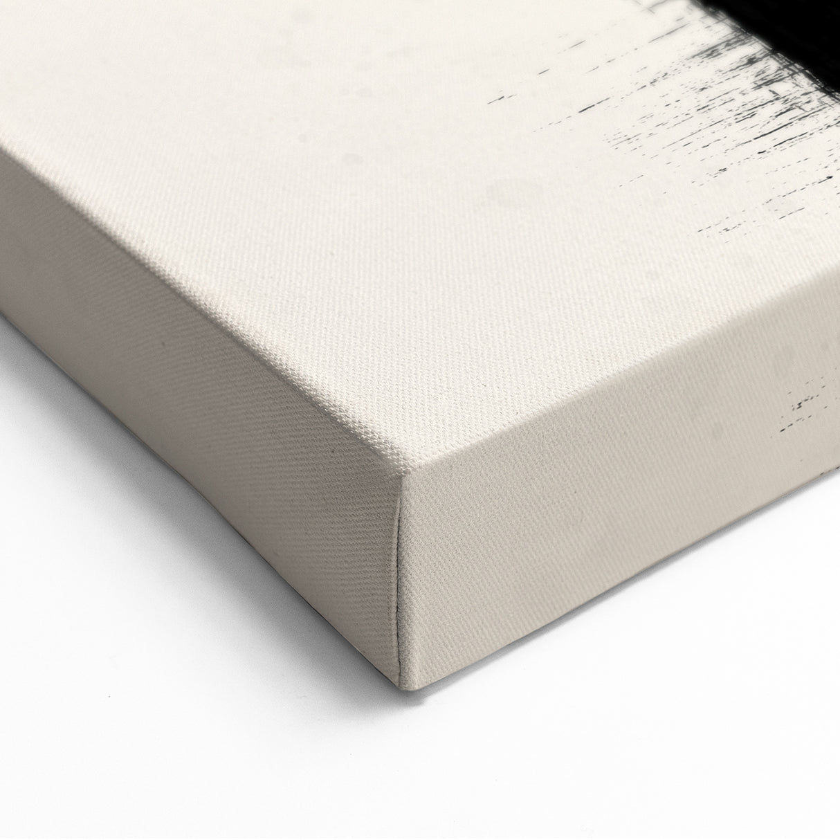 Minimalist Black and White Abstract Wall Art - Modern Canvas Print