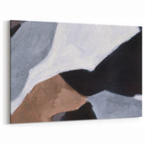 Modern Abstract Wall Art - Neutral Geometric Canvas Print