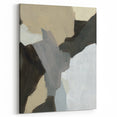 Neutral Abstract Wall Art - Earthy Geometric Modern Canvas Print