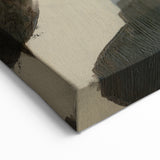 Neutral Abstract Wall Art - Earthy Geometric Modern Canvas Print