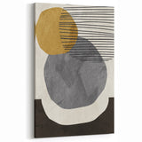 Modern Geometric Abstract Wall Art - Minimalist Canvas Print