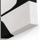 Minimalist Black and White Abstract Wall Art - Geometric Print