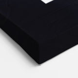 Modern Geometric Abstract Wall Art - Black and White Checkered Print