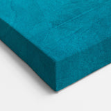 Vibrant Abstract Wall Art - Blue, Orange, and White Geometric Print