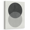 Modern Abstract Wall Art – Minimalist Geometric Black & White Print